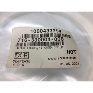 LAM 716-330004-008 Anillo, Foco, Hi-Cond, ESC, 8" - Equipo y piezas de semiconductores de confianza de la marca global Legacy - Product Image 1