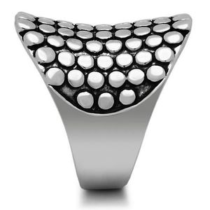 3W194 Rhodium Brass <b>Ring</b> Dishes & <b>Plates</b> Category Featuring No Stone Ornament - Product Image 4