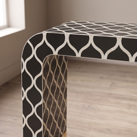 Table console en os incrusté fait main, meubles de chambre à coucher indiens, meubles modernes, meubles de salon à prix de gros