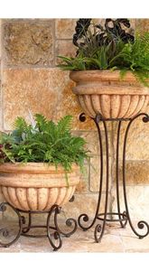 Wall Planters Round Metal Powder Coated <b>Hanging</b> Bracket for Garden Outdoor Use - Product Image 1