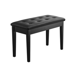 Panca per pianoforte con vano portaoggetti e cuscino imbottito ad alta densità 29,5" x 14" x 19" Sedia portatile per pianoforte a doppia tastiera - Product Image 1
