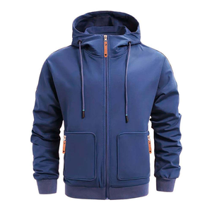 Nouveau sweat à capuche noir zippé de qualité supérieure, 100 % coton molletonné, coupe oversize décontractée, idéal pour l'automne, couleur unie, épaules tombantes - Product Image 6
