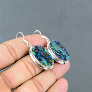 Joyería de piedras preciosas originales, pendiente de Plata de Ley 925, joyería de diseñador, pendiente hecho a mano, regalo para amigo, joyería delicada - Product Image 2