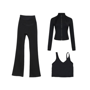 Ensembles de vêtements de yoga sans couture pour femmes - Shaghaf Sports - Product Image 3