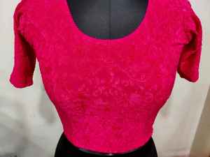 Chemisier prêt-à-porter vintage en Georgette Brasso, extensible, grande taille, à manches courtes, pour automne, printemps, été, écologique, en promotion pour l'exportation - Product Image 2