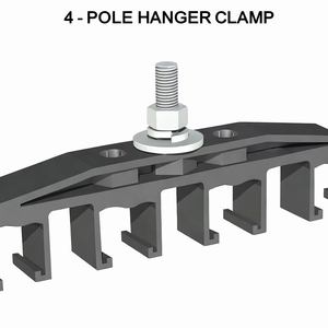 ตัวหนีบแขวนพลาสติก CMK สำหรับเครน EOT แบบ 3 เสา วัสดุคุณภาพสูงผสมใยแก้วธรรมชาติ พร้อมตัวเลือกขนาดที่กำหนดเองได้ - Product Image 1