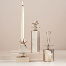 <b>Silver</b> Aluminium <b>Candlestick</b> Holder Handmade Customized Metal Candle Stand For Home & Event Decor Wedding Centerpiece - Product Image 4