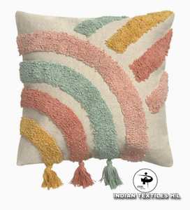 Modern Bohemian Square Tufted Embroidered Living <b>Throw</b> Pillow <b>Sofa</b> Cushion <b>Cover</b> Eco-Friendly Custom OEM Wholesale - Product Image 1