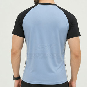 เสื้อยืดผู้ชายผ้าฝ้าย100% แขนสั้นคลาสสิกคอกลมทรงหลวมผ้า250g ระบายอากาศได้ดีสไตล์เรียบง่าย - Product Image 5