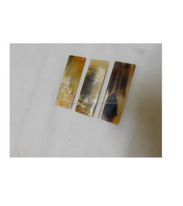 Caches-poignées rectangulaires en corne de buffle, naturels, faits à la main et écologiques |   pour couteaux et outils personnalisés - Product Image 2