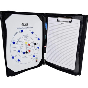 Porte-documents magnétique pour entraîneur de cricket, qualité standard, durable et pliable, idéal pour les entraîneurs professionnels de football et de cricket - Product Image 1