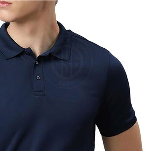 Chemise polo classique, coupe ajustée, design simple, coton doux, respirant, confortable, tenue décontractée pour homme, chemise polo pour tous les jours - Product Image 4