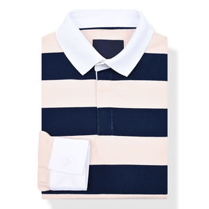 Camiseta de Rugby Ecológica Personalizada al por Mayor, Material de Poliéster, Ligera, con Cuello en Contraste, Logotipo Personalizado, Unisex - Product Image 3