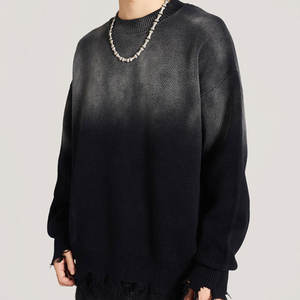 Suéter Casual para Hombre 2026, Cuello Redondo, Estilo Urbano, Tejido Suave, 100% Algodón, Transpirable, Talla Adulto - Product Image 1