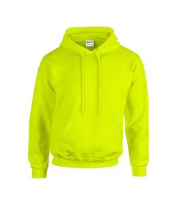 เสื้อฮู้ดผู้ชายสีเหลืองนีออน ทรงปกติ สีพื้น ผ้าฝ้ายเฟรนช์เทอร์รี่ สวมใส่สบายๆ สำหรับฤดูใบไม้ร่วง - Product Image 1