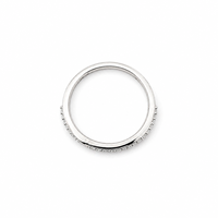 Bague pour femme Namivaa, design ondulé, zircone cubique, pavé rond, style minimaliste élégant, finition polie, pour un usage quotidien