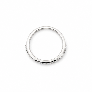 925 Sterling <b>Silver</b> Womens <b>Wave</b> Design <b>Ring</b> with Cubic Zirconia Pave Elegant Minimalist Style High Polish Finish Daily Wear Wedd - Product Image 4