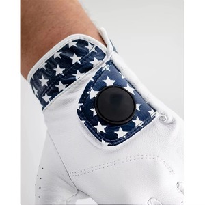Gants de golf pour hommes de haute qualité en cuir véritable Cabretta respirant et anti-humidité avec fermeture éclair, polybag toutes sports - Product Image 3