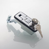 Loquet à bouton poussoir pour panneau électrique de camion Hengzhu MS6018Z-2-1, serrure de porte en alliage de zinc, serrure à levier de compression