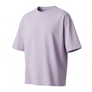 Camisetas al por mayor personalizadas para hombre, de gran tamaño, ecológicas, de poliéster de 220 g, con estampado serigráfico, manga raglán, holgadas y de corte amplio. - Product Image 1