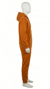 Ensemble de survêtement unisexe en tissu doux, sweat à capuche et pantalon décontractés - Product Image 3