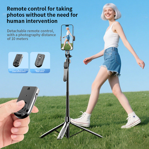 K29 Palo Selfie Extra Largo de <span class=keywords><strong>2</strong></span>.15m, Trípode <span class=keywords><strong>para</strong></span> Teléfono de Alta Calidad <span class=keywords><strong>para</strong></span> Transmisión en Vivo, Venta al Por Mayor de Fábrica |   Monopié Extensible Portátil - Product Image 4