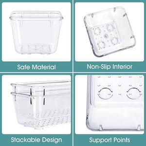 Ensemble de 25 organiseurs de tiroirs en plastique transparent, 4 tailles, séparateurs de bureau, bacs de rangement pour maquillage, bijoux et gadgets - Product Image 3