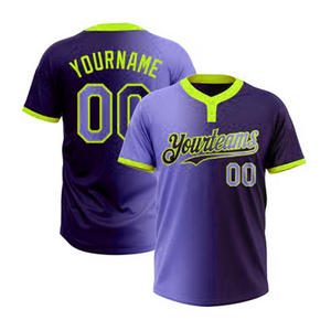 เสื้อเบสบอลแบบสั่งทำปี 2026 พร้อมชื่อทีมของตัวเอง แขนสั้น คอวี ติดกระดุมสองเม็ด เสื้อซอฟต์บอลชาย ขายตรงจากโรงงาน - Product Image 3