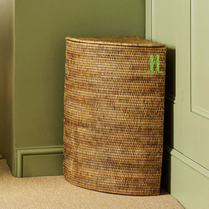Natural Rattan Eco-friendly Rattan <b>Wicker</b> Modern Design <b>Storage</b> <b>Basket</b> For Laundry Bedroom <b>Storage</b> Boxes & Bins Rattan 2026 - Product Image 1