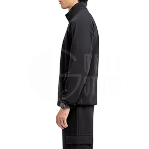 Chándal para Hombre, Otoño, Casual, Sólido, Transpirable, con Media Cremallera, 100% Poliéster, Ligero, Cintura Elástica, Bolsillos Laterales Delanteros - Product Image 3