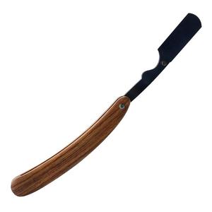Navaja de barbero de acero inoxidable, herramienta de afeitado profesional para recortar la barba, dar forma al cabello y cuidar el aspecto. - Product Image 6