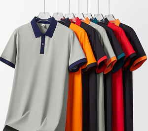 BD China Factory OEM Customized Logo Embroidery Wholesale <b>Polo</b> Shirts Men And Women Summer Mature Casual Polyester Slit <b>Polo</b> - Product Image 1