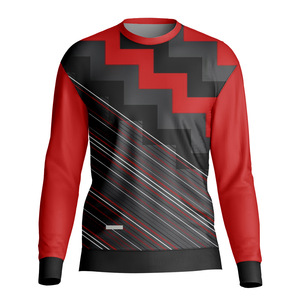 Camiseta de manga larga con cuello redondo y botones para hombre, sudadera informal deportiva para correr, camiseta básica con cuello en V - Product Image 5
