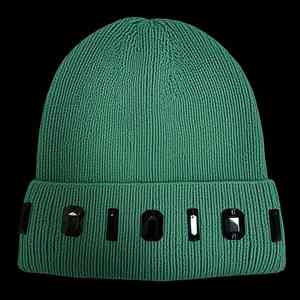 custom High Quality Winter Beanie <b>Hat</b> with Square Rhinestone OEM ODM Popular Winter <b>Hat</b> Beanies with Custom logo Beanies - Product Image 6
