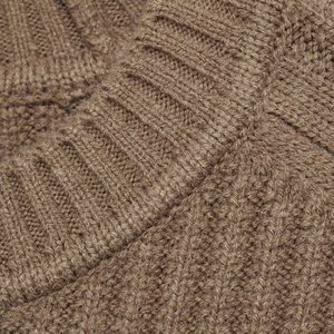 Men's Warm Casual Crew Neck Sweater 100% Cotton Breathable Winter Pullover OEM Service - Product Image 6