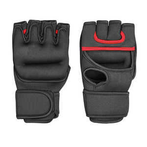 Wholesale Best Selling MMA Gloves High Quality Half Finger Waterproof Custom Logo PU Leather High <b>Foam</b> <b>Padding</b> MMA Gloves - Product Image 3