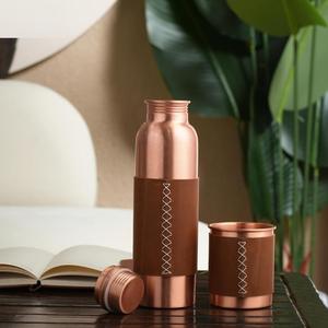 Beautiful Copper <b>Water</b> <b>Bottle</b> High Quality Eco-Friendly Customized Logo Trending Style Wholesale Supply Low MOQ for <b>Daily</b> - Product Image 4
