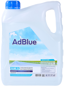 BlueOne pour agent de réduction catalytique 5L pour système SCR de véhicule Euro 6, prêt à l'emploi, non inflammable, 40% d'urée, bidon plastique, valable 1 an - Product Image 1