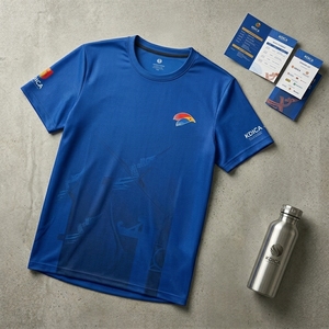 Lightweight Marathon Running Shirt <b>Athletic</b> Sportswear for Team Event and Outdoor Training - Product Image 1