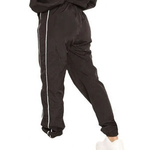 High Quality Women's 2 Piece Solid Breathable Eco-Friendly Windbreaker Oversize Zipper Cropped Top Shorts Jacket <b>Set</b> Full Length - Product Image 6