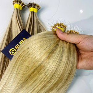 Extensiones de Cabello Humano Virgen Vietnamita Nano Ring al por Mayor, Todos los Colores, Longitud de 10 a 34 Pulgadas, Super Double Drawn - Product Image 5