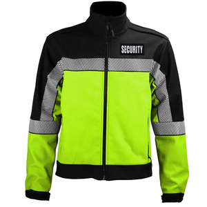 2026 Premium Custom Waterproof Winter Security Workwear <b>High</b> <b>Visibility</b> Reflective <b>Softshell</b> <b>Jacket</b> Warm Padded Heavy Duty - Product Image 5