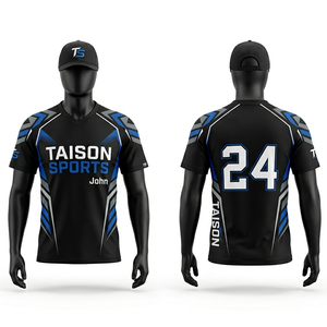 Maillot de tir à l'arc en polyester interlock premium 180 GSM, gris, noir, bleu, or, avec design de panneaux latéraux et impression par sublimation personnalisée du logo - Product Image 4