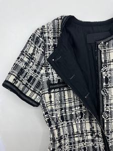 [BFM_SHINEME] Veste texturée à col en velours contrastant - Product Image 6