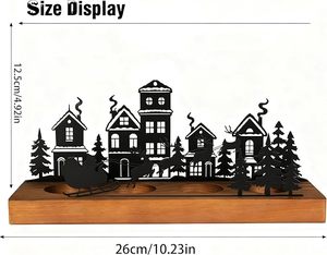 Customizable Luxurious Christmas Decor Centerpiece Featuring Premium Holiday Accents For Festive Home Decoration Display - Product Image 2