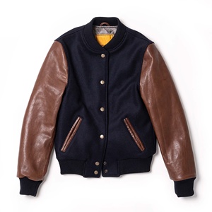 High Quality Wool Varsity <b>Jackets</b> With <b>Leather</b> Sleeves Custom Plus Size & Logo Lettermen <b>Jacket</b> Baseball <b>Winter</b> <b>Jacket</b> - Product Image 1