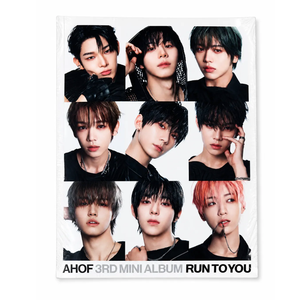 AHOF RUN YOU 3ème mini-album [Version RUSH] Photobook, CD, unité de photocartes, carte postale, ensemble d'autocollants, affiche K-Pop Musique Coréenne - Product Image 1