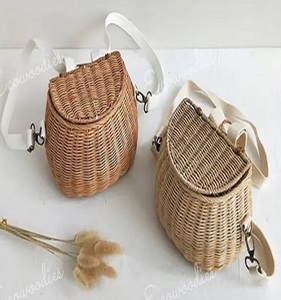 Cesta de Almacenamiento de Bambú y Ratán para Picnic y Camping, con Tapa de Madera y Asa, Ecológica, Multifuncional, Estilo Rústico Vintage, Forma Ovalada, Decoración para el Hogar - Product Image 4