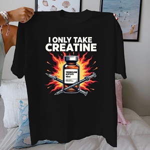 Camiseta cómoda de algodón puro para mujer I Only Take Creatine Trenbolone - Product Image 1