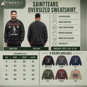 Custom Oversized <b>Sweatshirt</b> Men Heavyweight Cotton <b>Fleece</b> Pullover Crewneck Printed Streetwear Loose Fit <b>Sweatshirts</b> Manufacture - Product Image 6